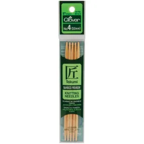 5" Double Point Bamboo Knitting Needle (set of 5)