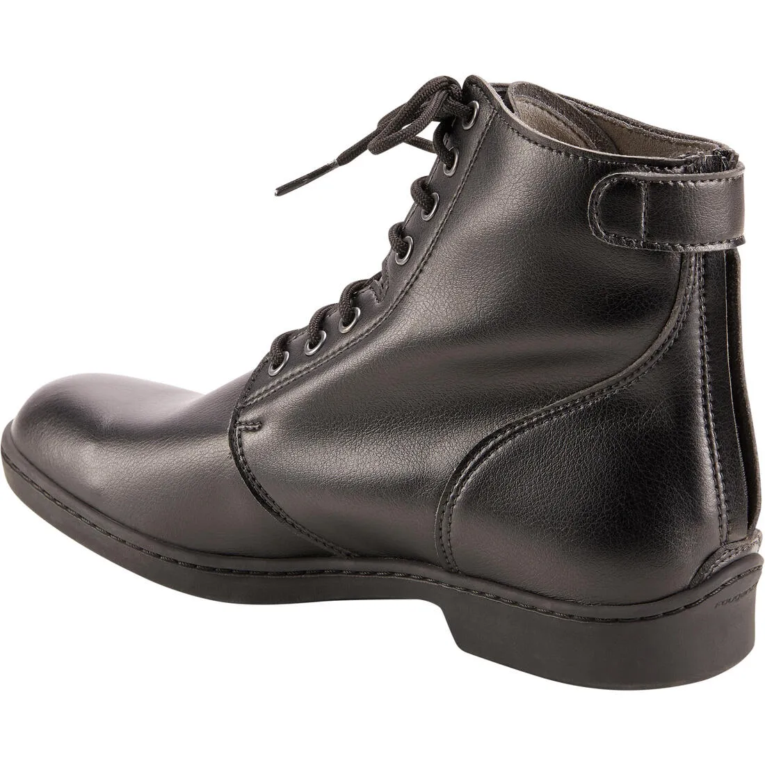 Adult Horse Riding Lace-Up Jodhpur Boots 500 - Black