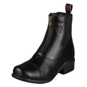 Ariat Womens Black Heritage RT Zip Paddock Boot