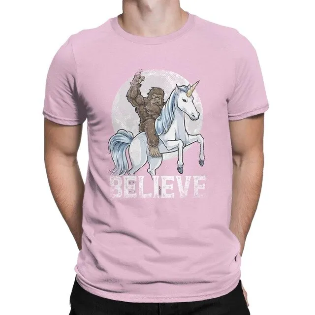 Bigfoot Riding a Unicorn Shirt