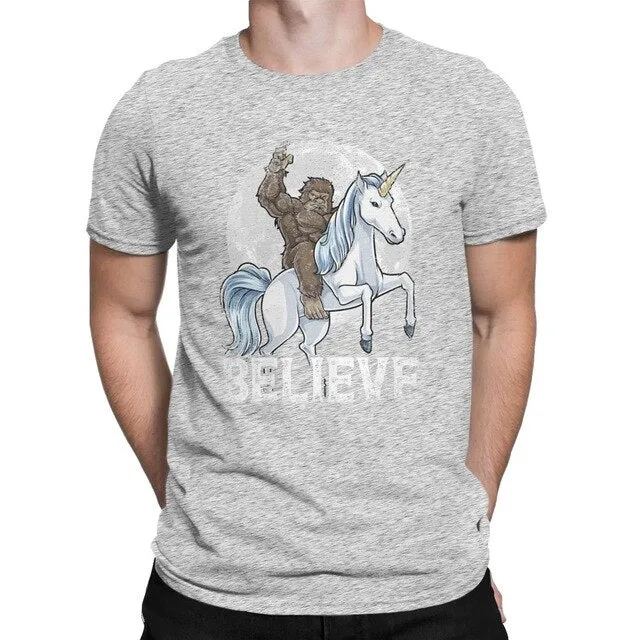 Bigfoot Riding a Unicorn Shirt