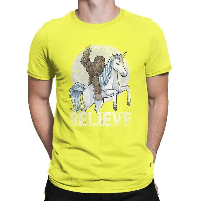 Bigfoot Riding a Unicorn Shirt