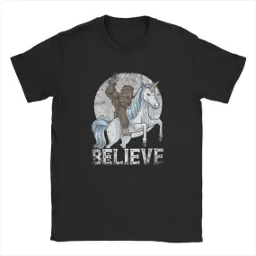 Bigfoot Riding a Unicorn Shirt