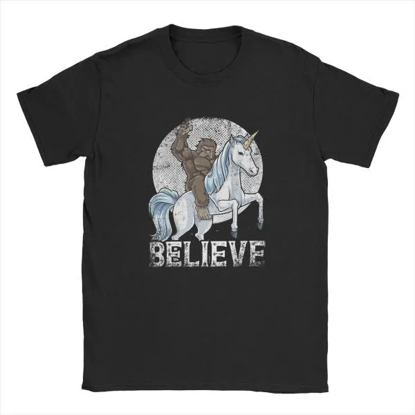Bigfoot Riding a Unicorn Shirt