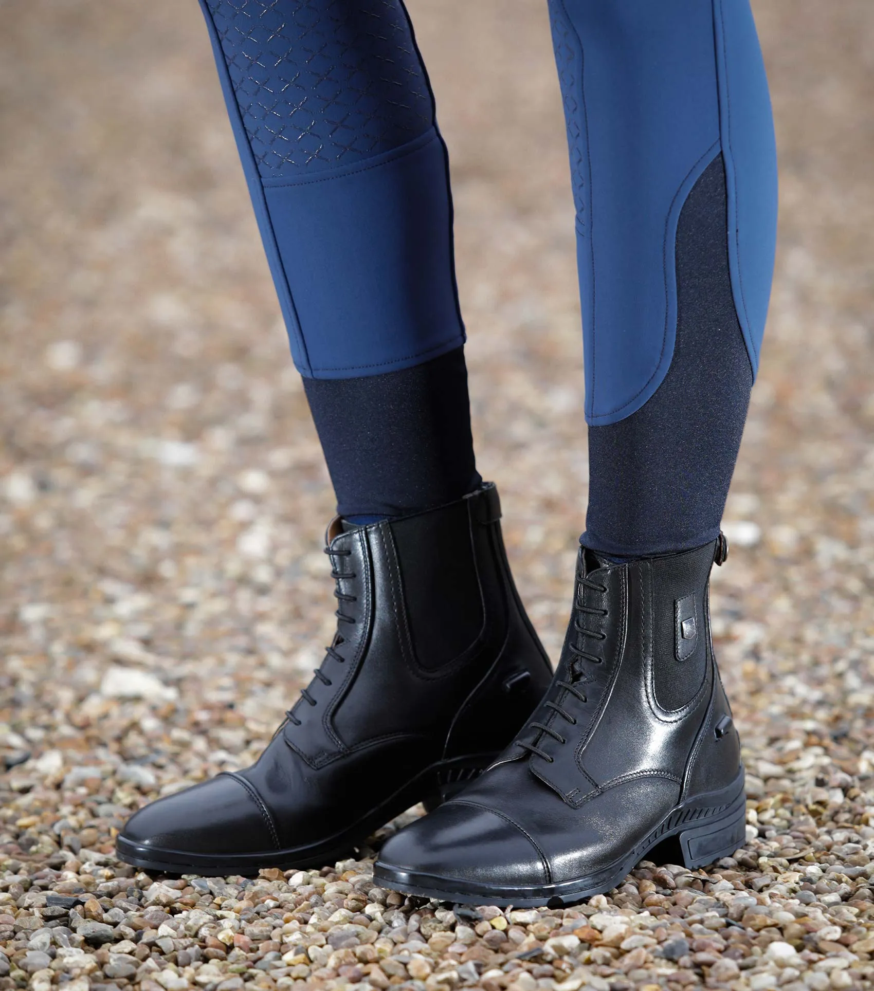 Denver Ladies Leather Paddock/Riding Boot Black