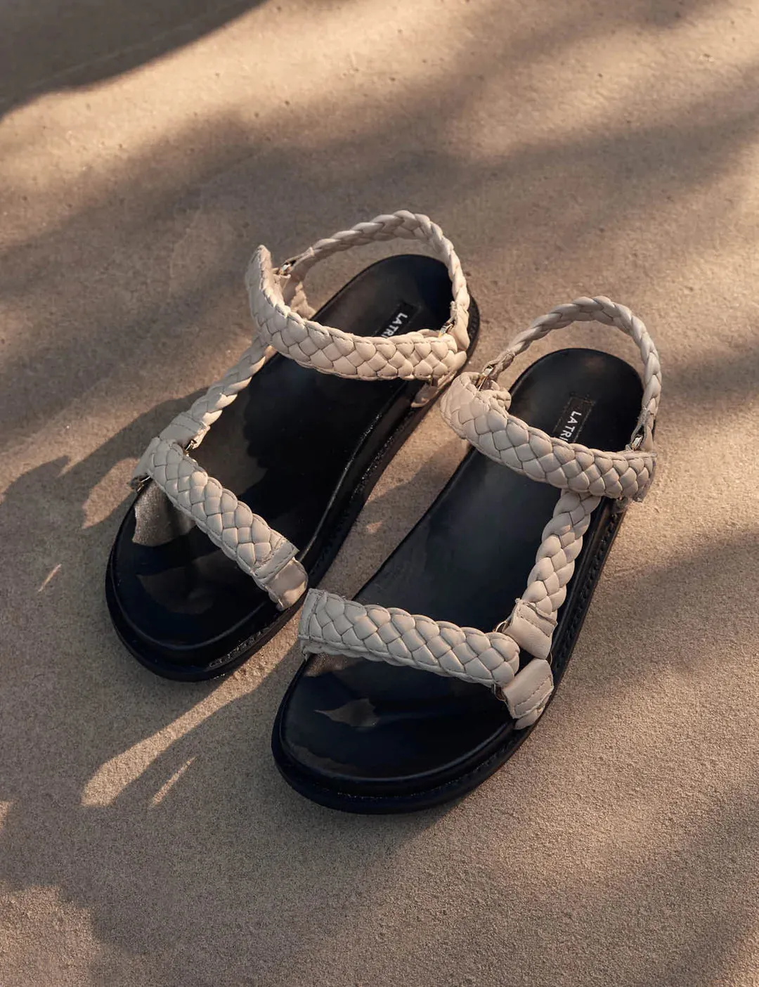 Elke Braided Sandal | Cream