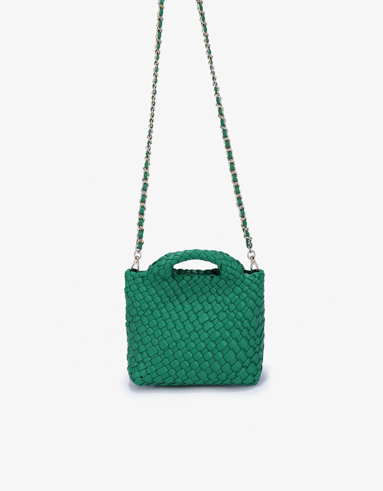 EVERLEIGH WOVEN MINI TOTE GREEN