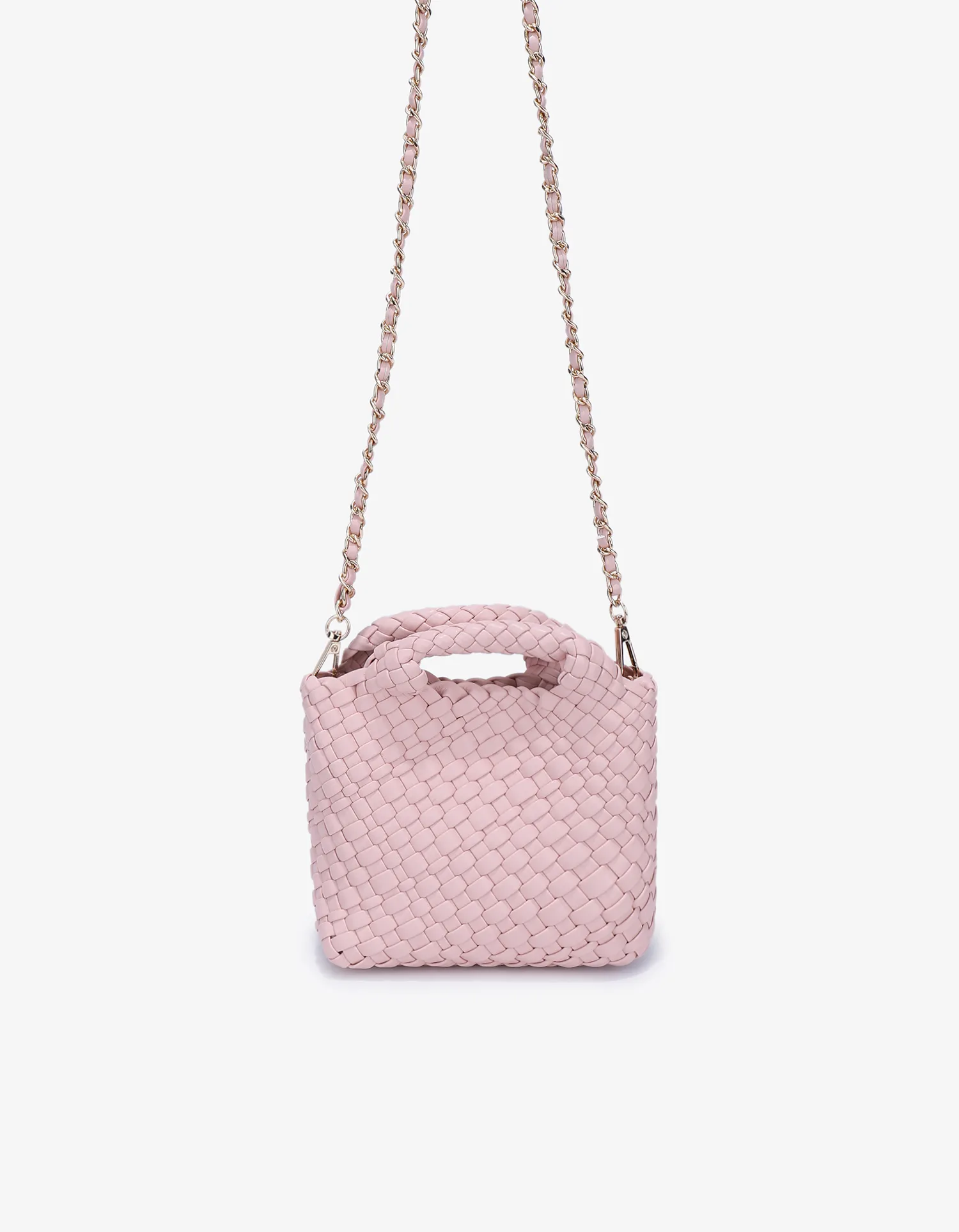 EVERLEIGH WOVEN MINI TOTE PINK