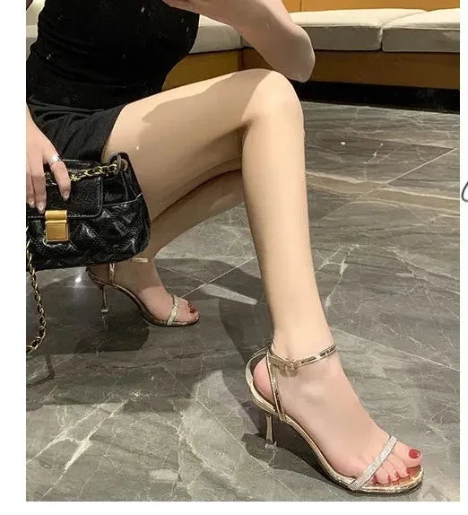Fairy Diamond Ankle Strap Heels