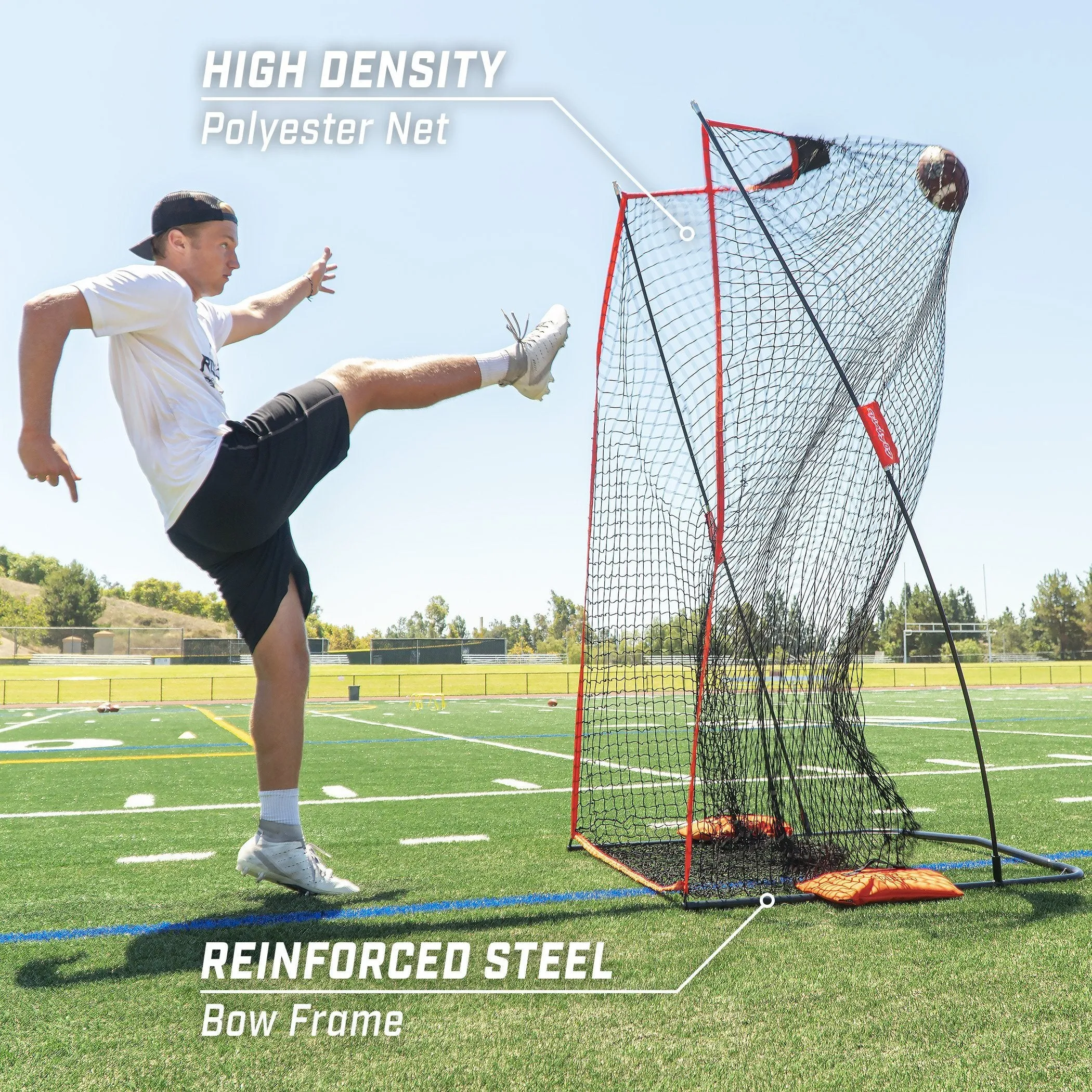 GoSports Football 7 ft x 4 ft Kicking Net