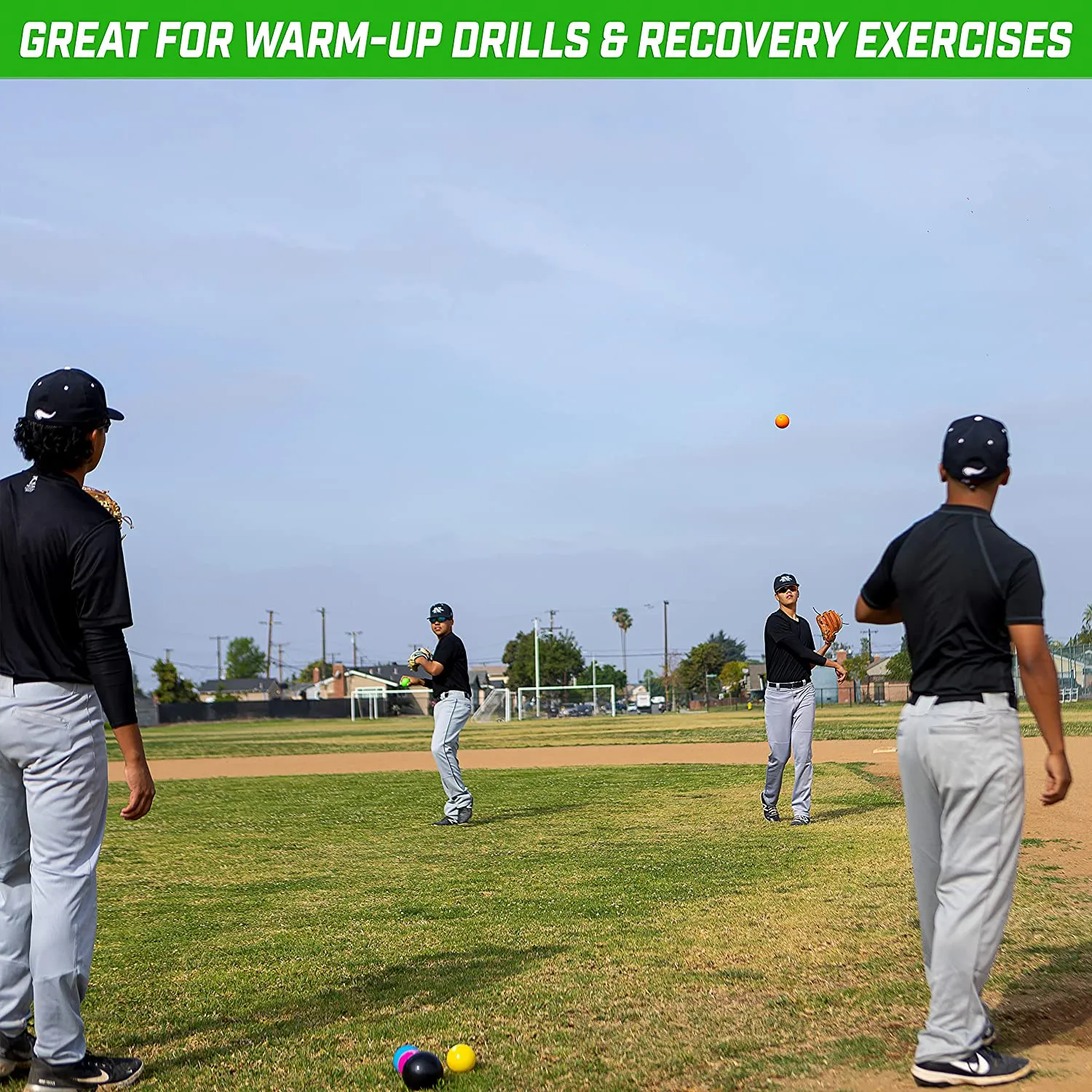 GoSports Plyometric Weighted Balls for Baseball/Softball - Pro