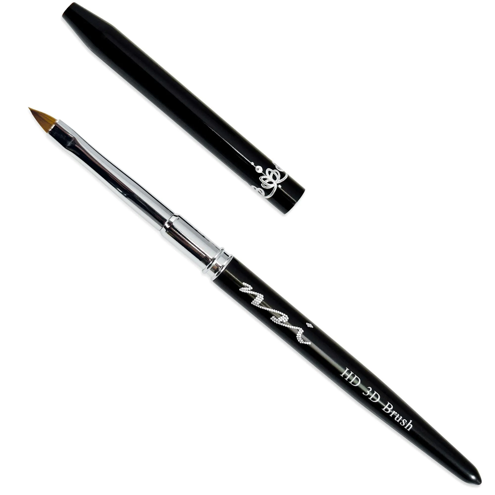 HD 3D Brush Metal Handle   Cap