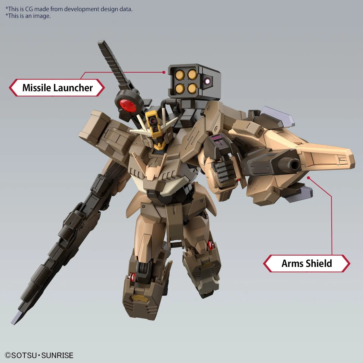 HGGBM 10 Gundam 00 Command Qan[T] Desert Type 1/144