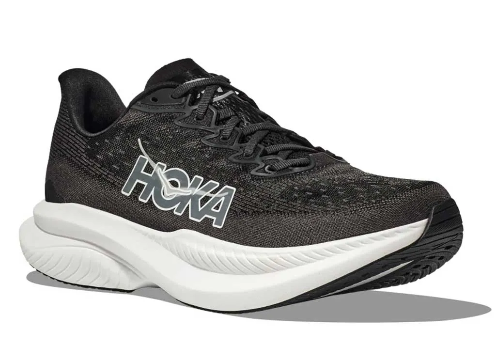 HOKA Men's Mach 6 Black White
