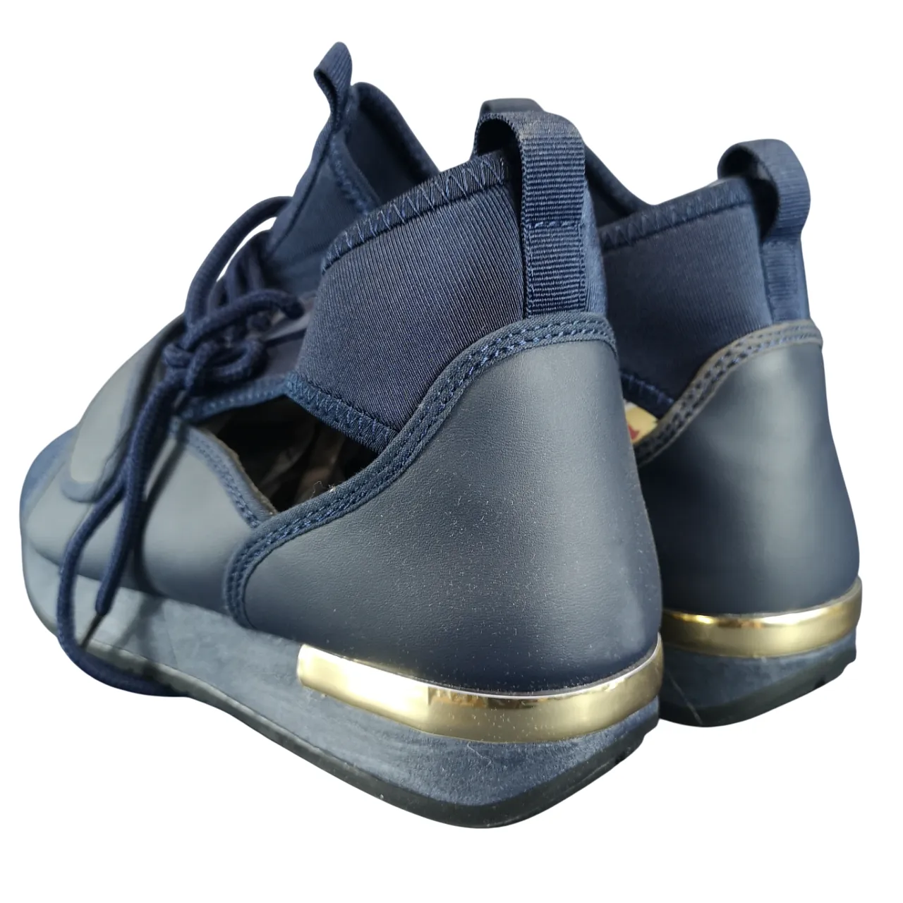 K7 Fendi Navy Ladies Sneakers