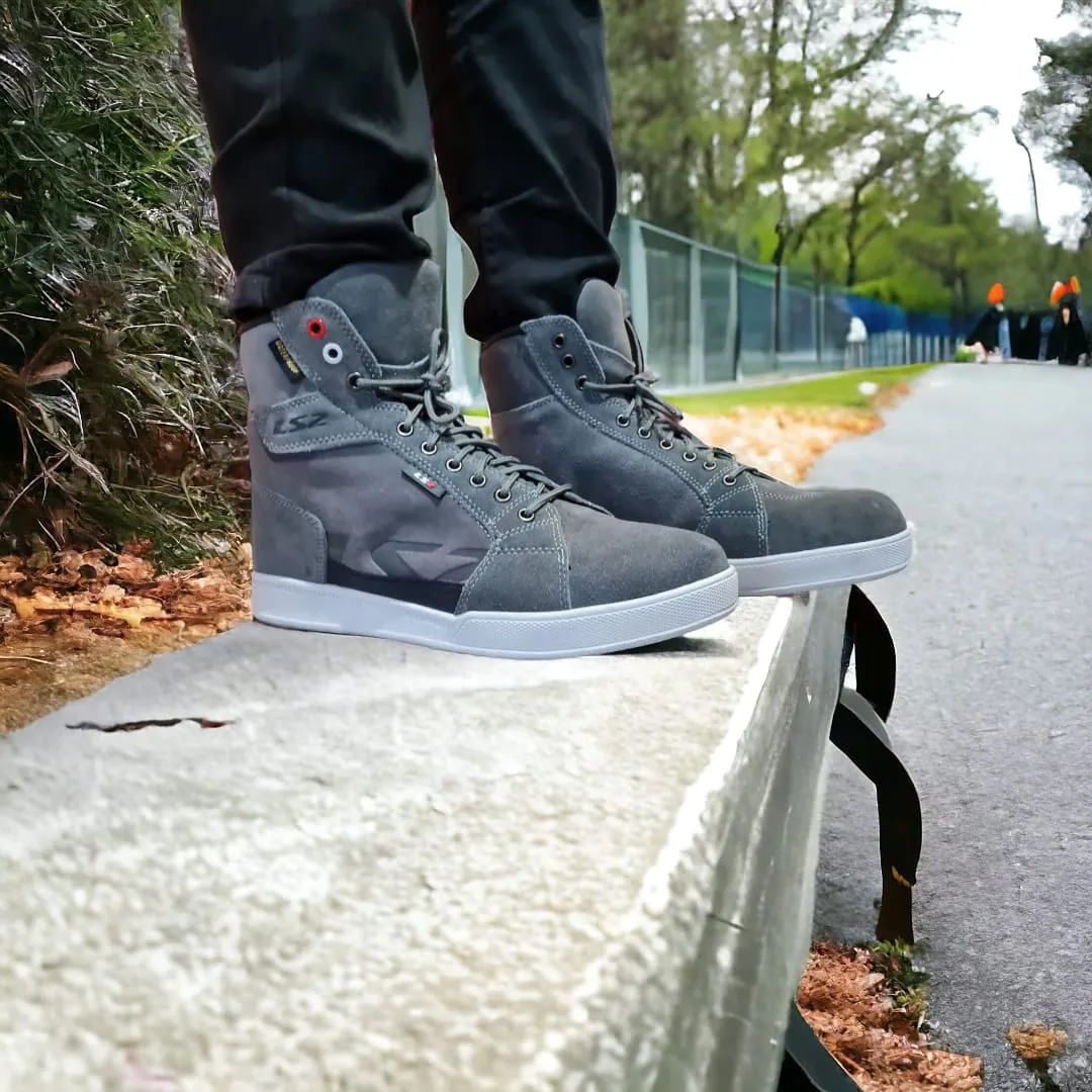 LS2 Downtown Man Boots Dark Grey Waterproof