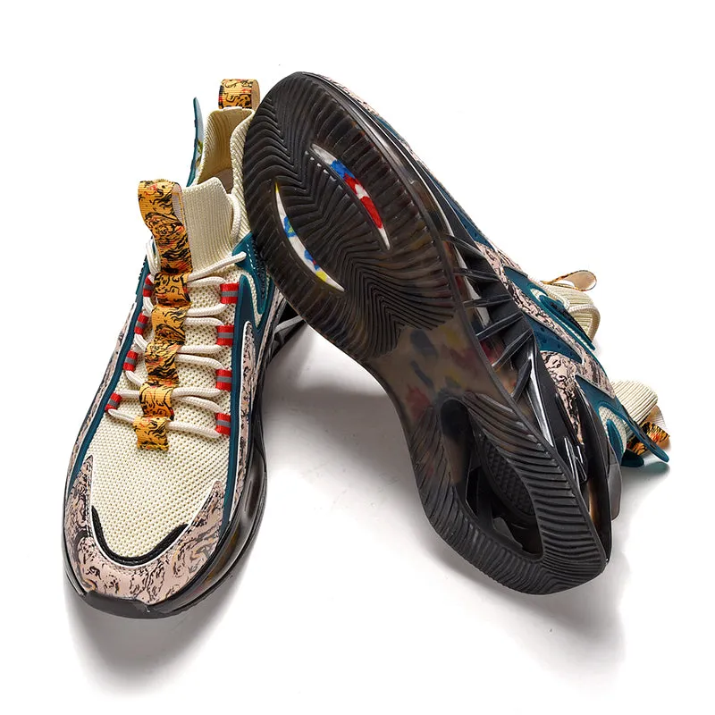 Men's Chinese Style Basketball Sneakers