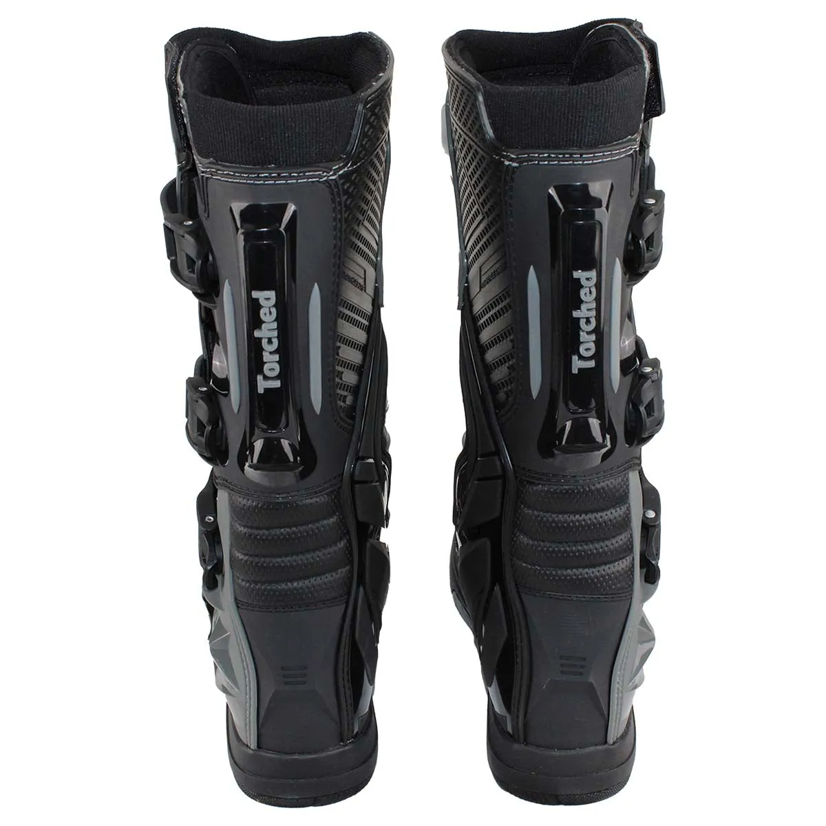 Pure Adrenaline Men's Torched Series MX Boot (Black/Gray - 9)