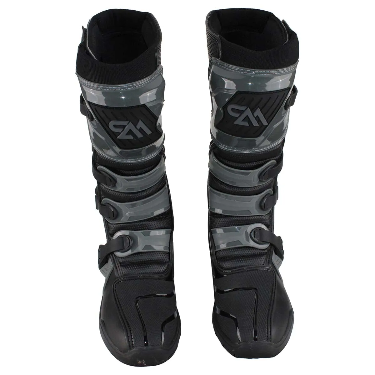 Pure Adrenaline Men's Torched Series MX Boot (Black/Gray - 9)