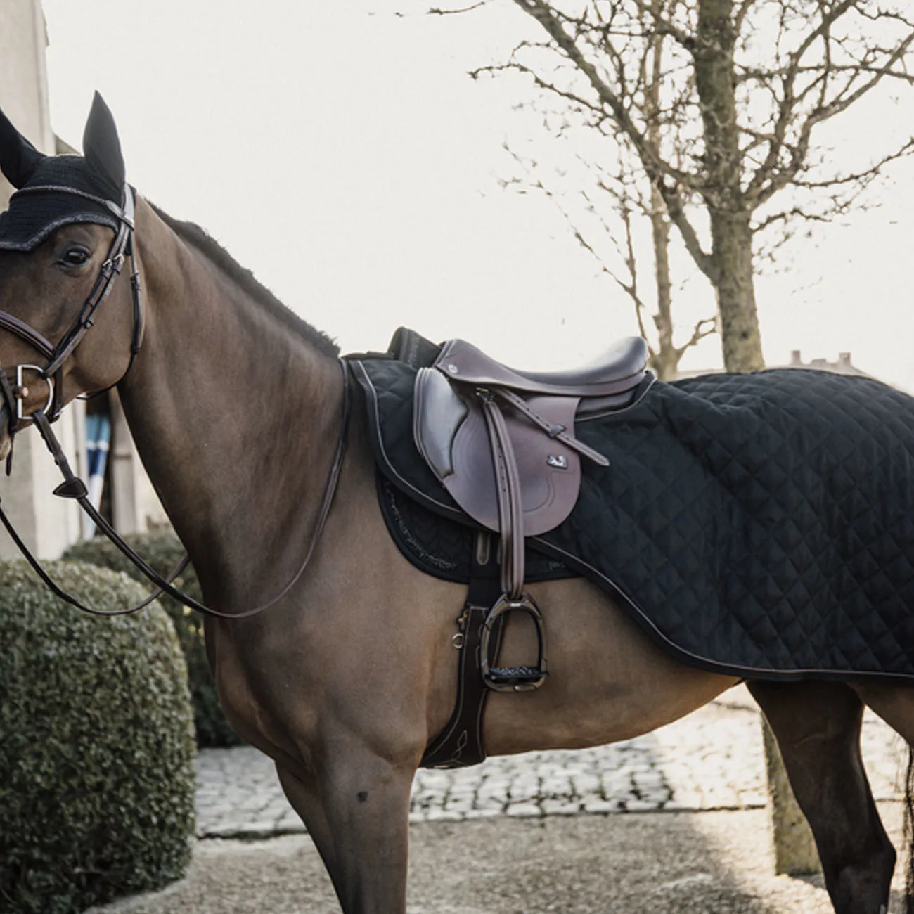 QUARTER SHEET RIDING RUG 160GR. BLACK