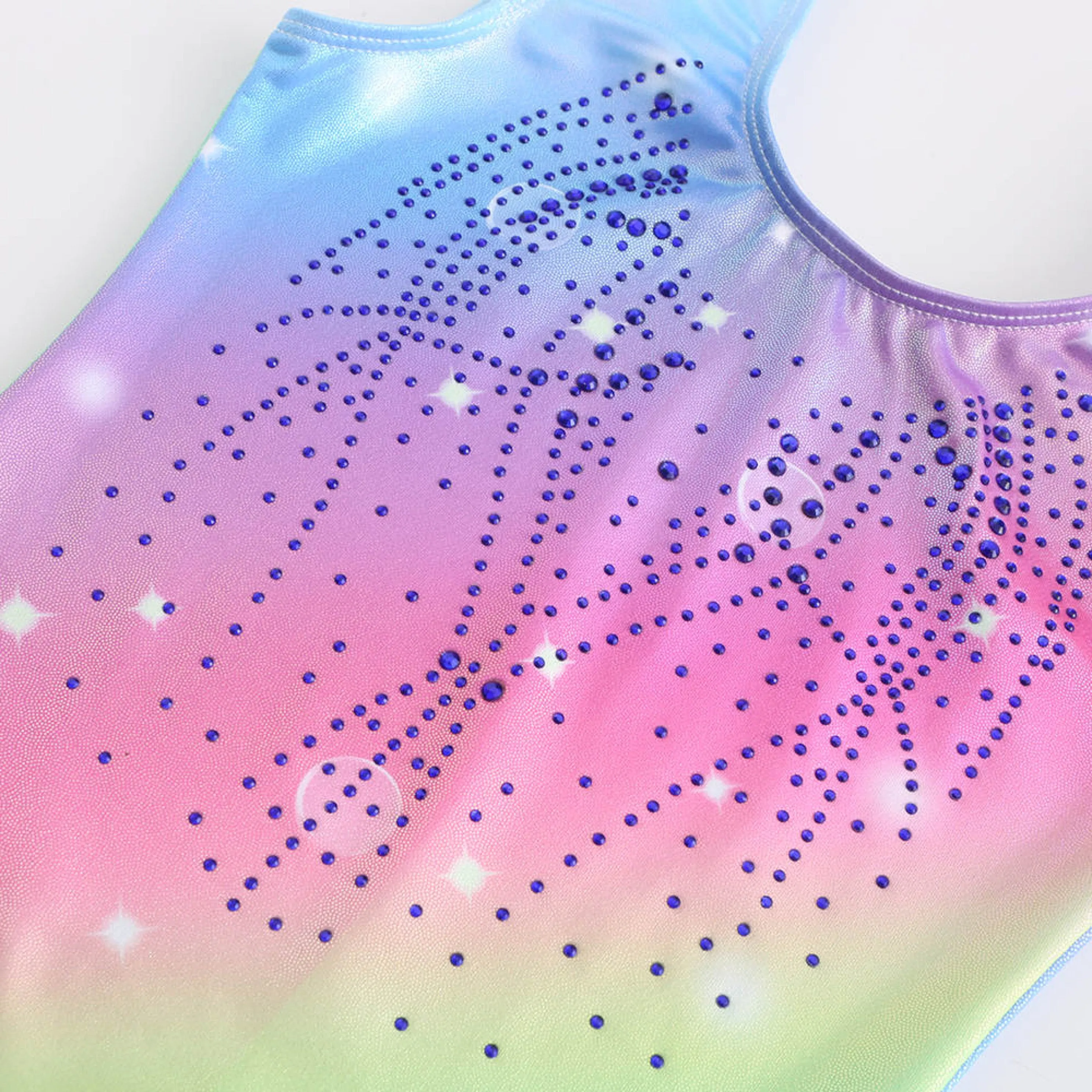 Rainbow Ombré Tank Leotard