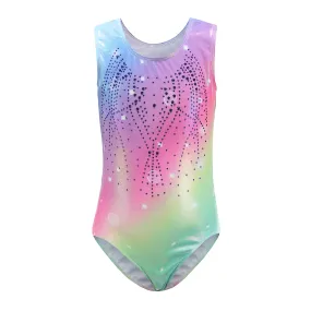 Rainbow Ombré Tank Leotard