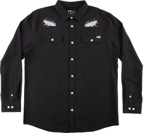 Salty Crew Men&#x27;s Cortes Long Sleeve Woven Black | Buy Salty Crew Men&#x27;s Cortes Long Sleeve Woven Black here | Outnorth