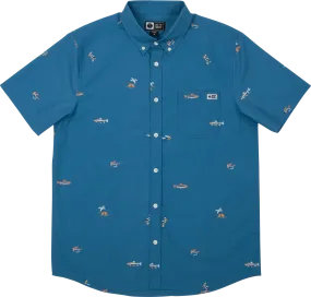 Salty Crew Men&#x27;s Markets Ss Woven Cobalt | Buy Salty Crew Men&#x27;s Markets Ss Woven Cobalt here | Outnorth