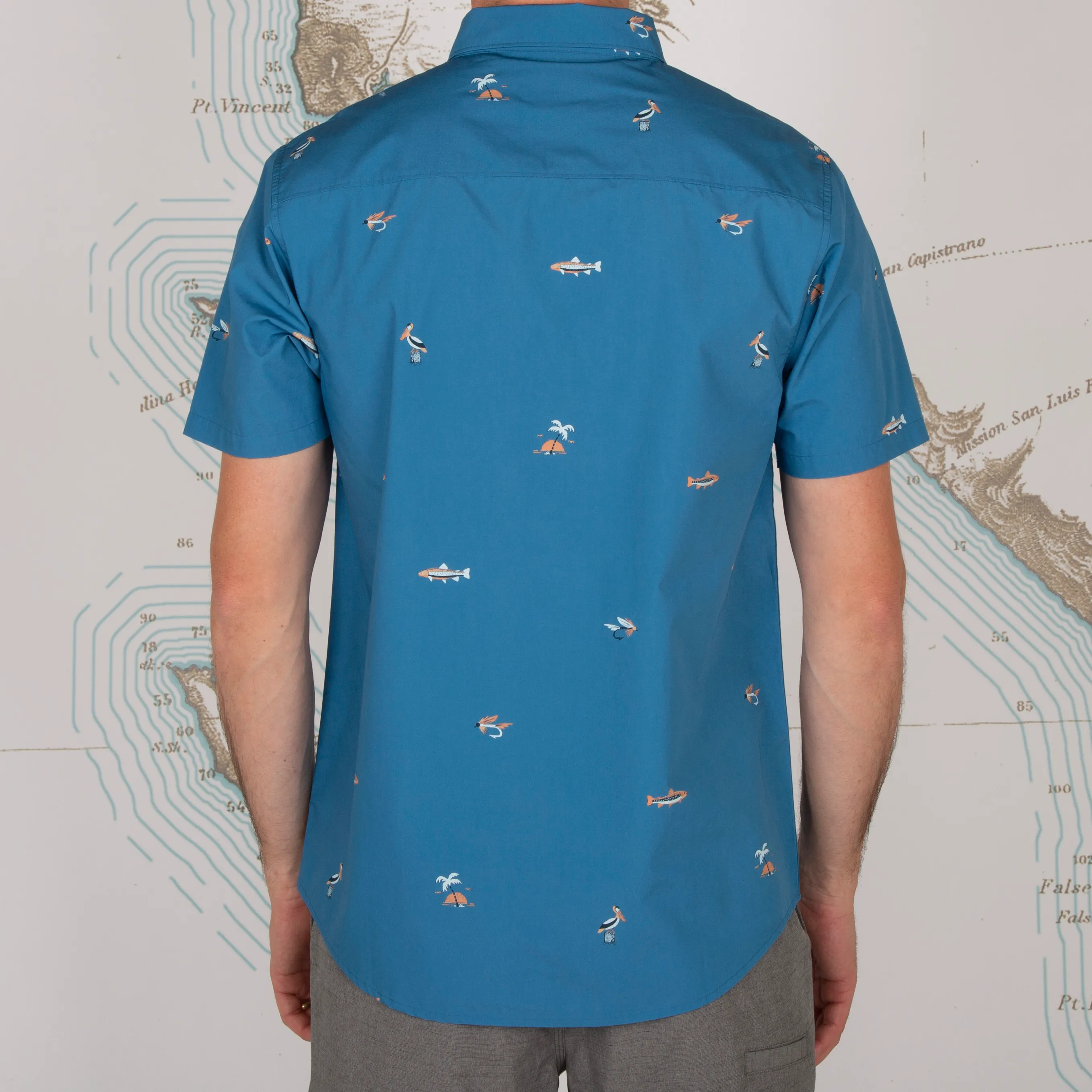 Salty Crew Men&#x27;s Markets Ss Woven Cobalt | Buy Salty Crew Men&#x27;s Markets Ss Woven Cobalt here | Outnorth
