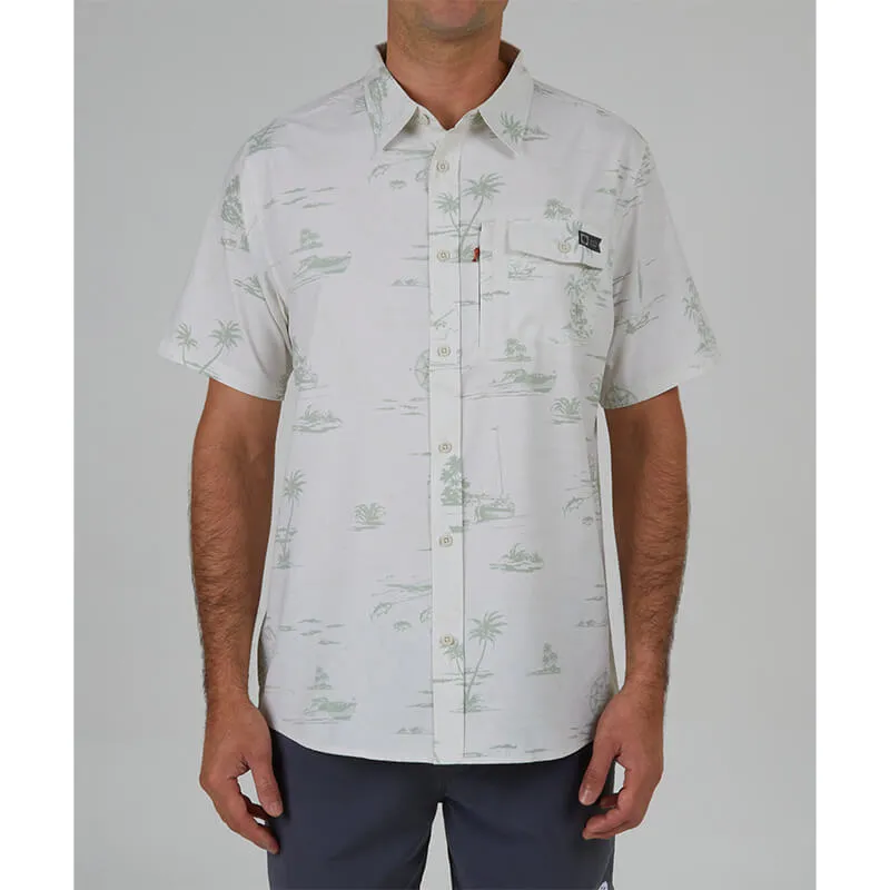 Salty Crew Men&#x27;s Seafarer S/S Tech Woven Wax | Buy Salty Crew Men&#x27;s Seafarer S/S Tech Woven Wax here | Outnorth