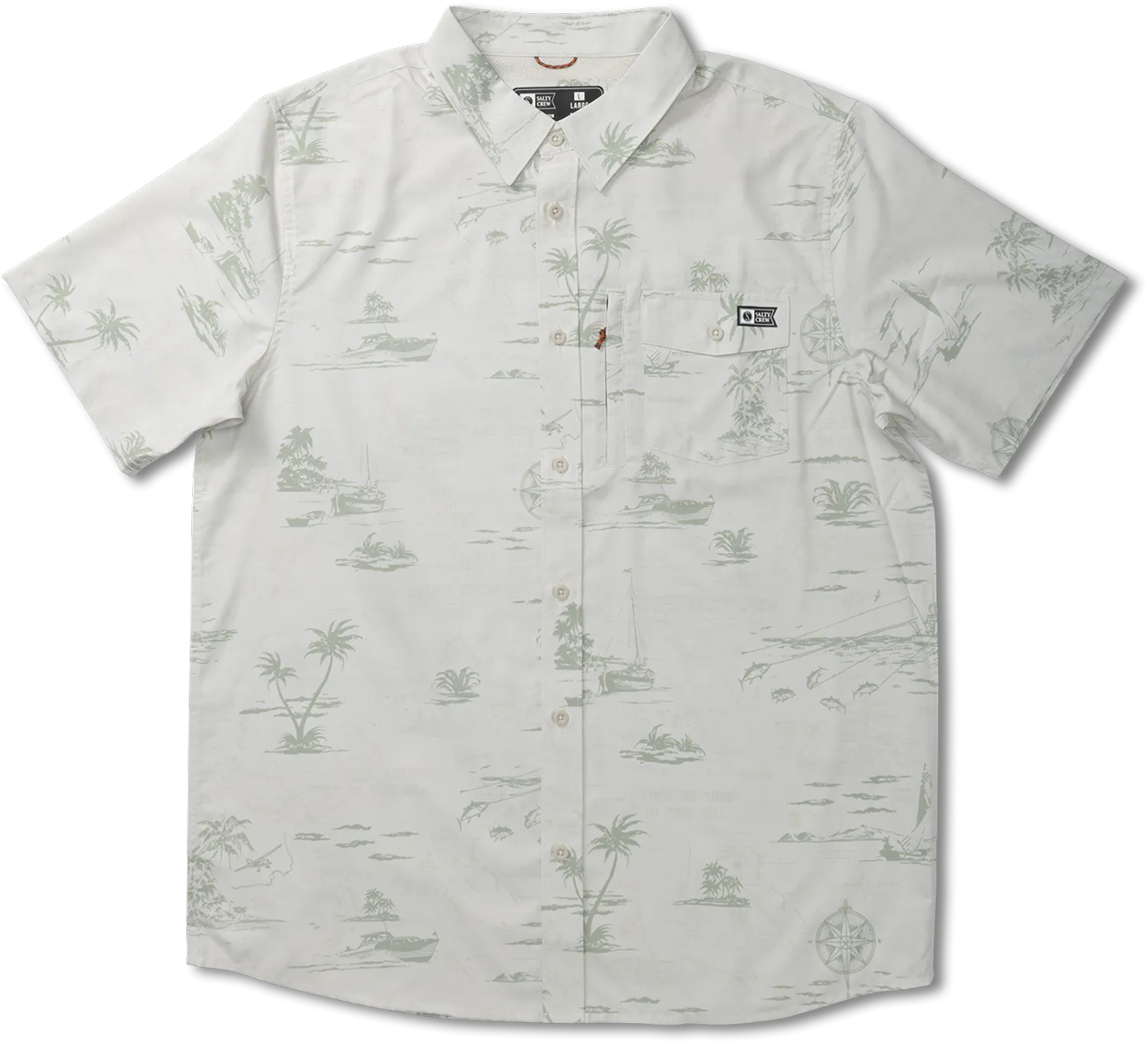 Salty Crew Men&#x27;s Seafarer S/S Tech Woven Wax | Buy Salty Crew Men&#x27;s Seafarer S/S Tech Woven Wax here | Outnorth