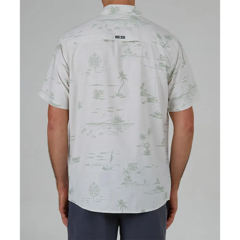 Salty Crew Men&#x27;s Seafarer S/S Tech Woven Wax | Buy Salty Crew Men&#x27;s Seafarer S/S Tech Woven Wax here | Outnorth