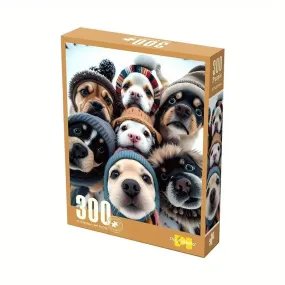 Snow Selfie Collection Jigsaw Art Puzzle for Adults - 300 pieces