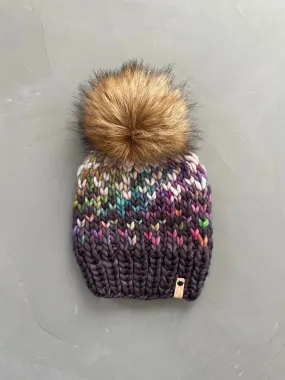 Sunrise Beanie in Pearl Ten and Diana