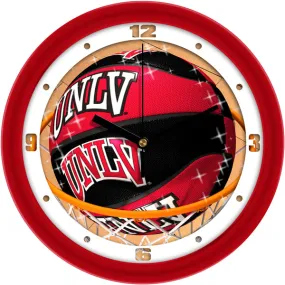 UNLV Rebels Wall Clock - Basketball Slam Dunk