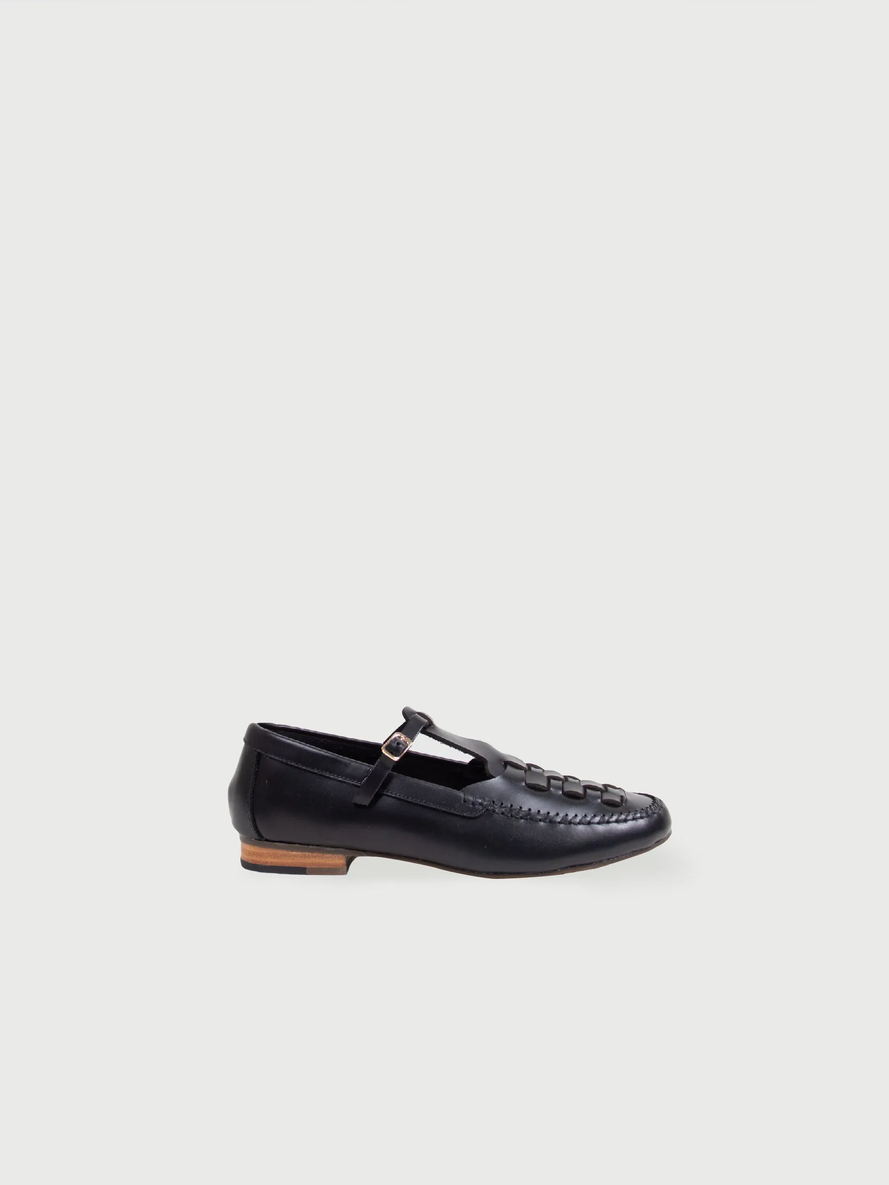 Woven-Leather Maryjane